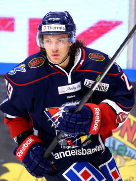 Linköpings Erik Lindhagen i matchen mellan Linköping och