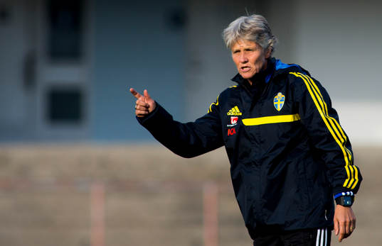 Förbundskapten Pia Sundhage