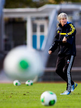 Förbundskapten Pia Sundhage