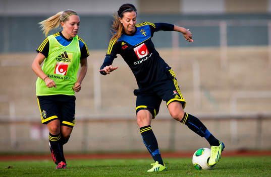 Lotta Schelin och Elin Rubensson