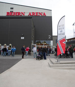 Behrn Arena Exteriör i SHL mellan Örebro och Leksand