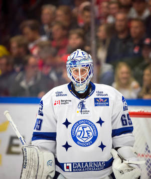 Oscar Alsenfelt målvakt Leksand i SHL mellan Örebro och