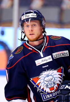 Linköpings Christopher Fish i matchen mellan Linköping
