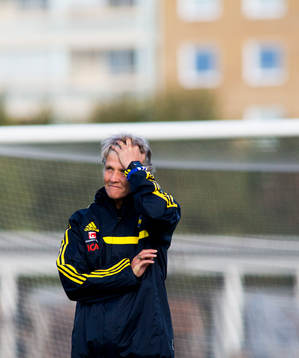 Förbundskapten Pia Sundhage