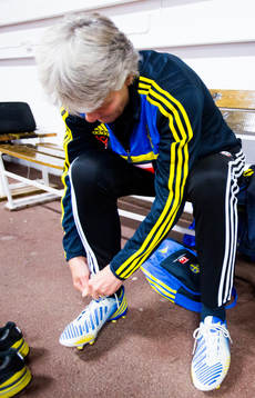 Förbundskapten Pia Sundhage