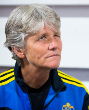 Förbundskapten Pia Sundhage