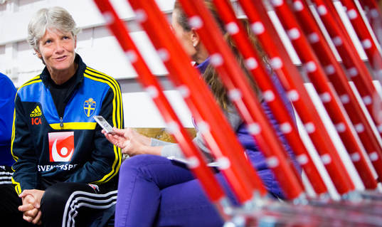 Förbundskapten Pia Sundhage