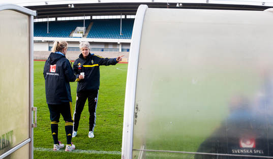 Förbundskapten Pia Sundhage