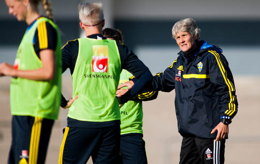 Förbundskapten Pia Sundhage