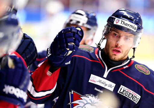 Linköpings Mattias Sjögren i matchen mellan Linköping