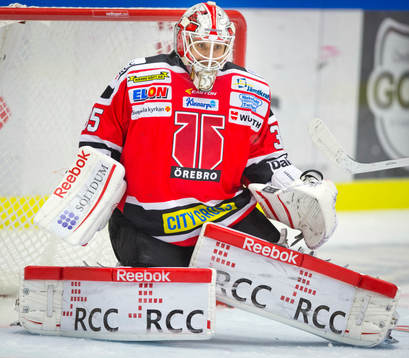 Tim Sandberg, målvakt i SHL mellan Örebro och Leksand