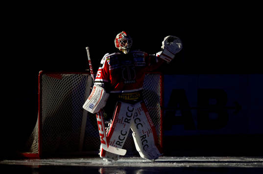 Tim Sandberg, målvakt i SHL mellan Örebro och Leksand