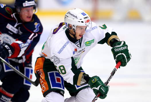 Färjestads Tomas Hyka i matchen mellan Linköping och