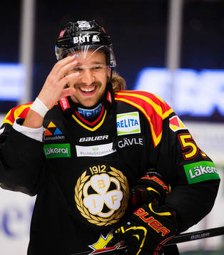 Brynäs Andreas Thuresson ler