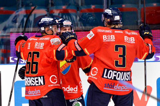 Djurgårdens Mattias Guter jublar