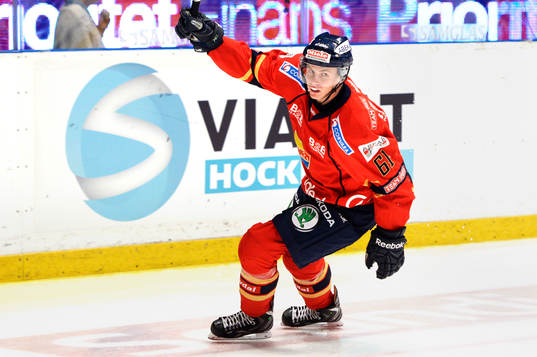 Djurgårdens Markus Ljungh jublar