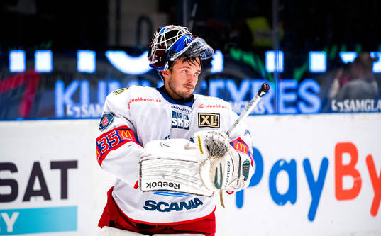 Oskarshamns målvakt Michal Zajkowski