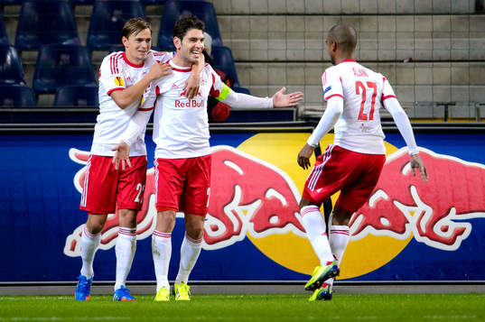 Salzburgs Stefan Hierländer, Jonatan Soriano och Alan