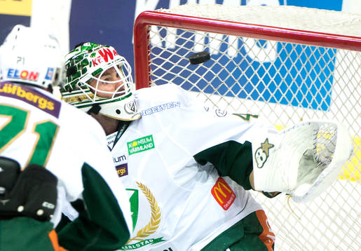Färjestads målvakt Danny Taylor