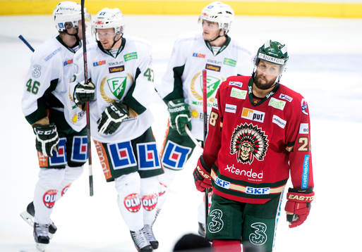 Frölundas Dick Axelsson deppar