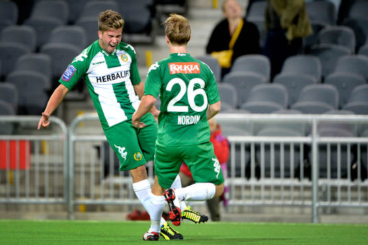 Hammarbys Nicklas Lindqvist kramar om Viktor Nordin
