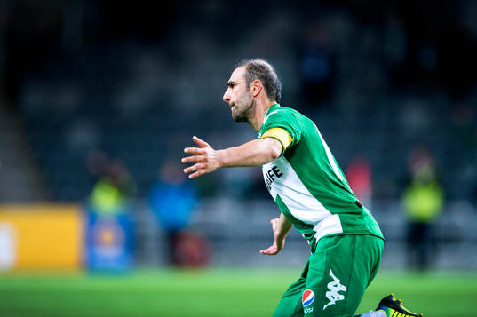 Hammarbys Kennedy Bakircioglu jublar
