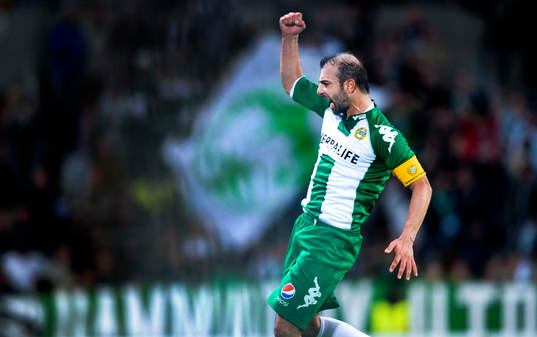 Hammarbys Kennedy Bakircioglu jublar