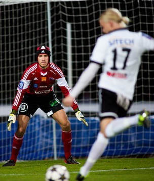 Ängelholms målvakt Matt Pyzdrowski