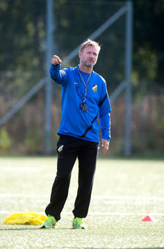 Häckens tränare Peter Gerhardsson