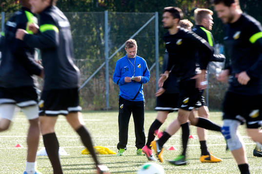 Häckens tränare Peter Gerhardsson