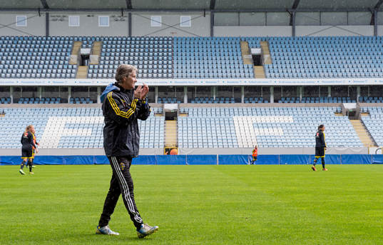 Sveriges förbundskapten Pia Sundhage
