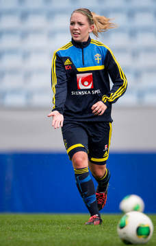 Sveriges Elin Rubensson vill ha en passning