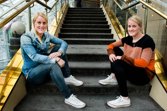 Marie Hammarström och Kristin Hammarström