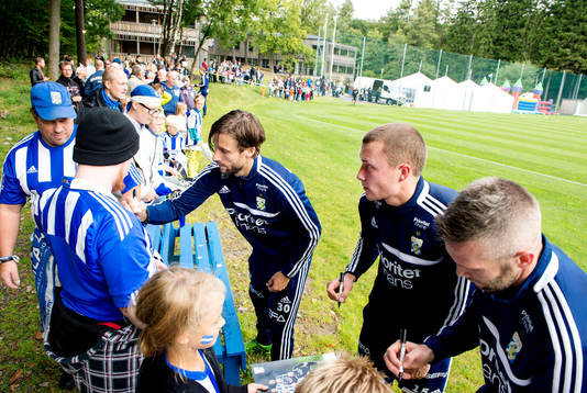 IFK Göteborgs Mattias Bjärsmyr, Jakob Johansson  och