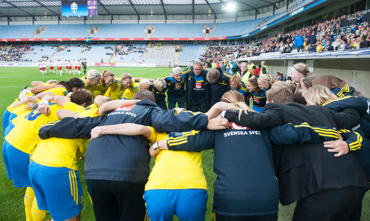 Laddning före match, samling