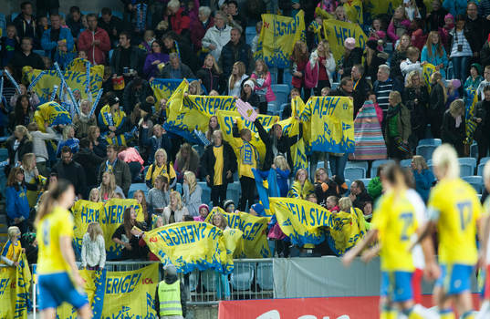 Hyllade av fansen