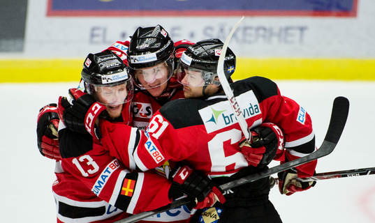 Malmö Redhawks Sebastian Meijer, Calle Andersson, Nicklas