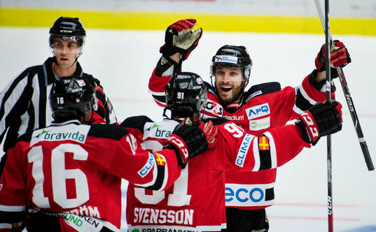 Malmö Redhawks Magnus Häggström, Björn Svensson Joey