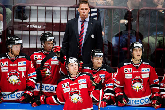 Malmö Redhawks tränare Mats Lusth