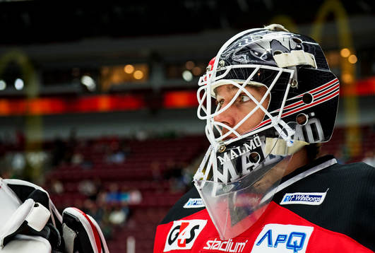Malmö Redhawks målvakt Axel Brage