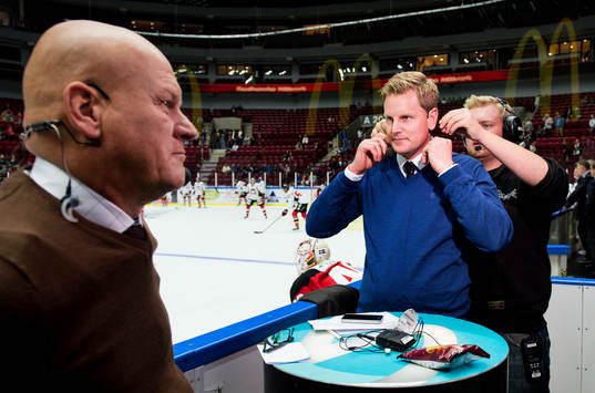 Håkan Södergren och Niklas Jihde jobbar på Viasat och