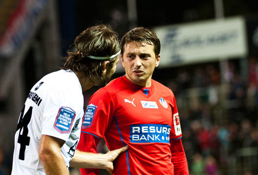 Syrianskas Haris Skenderovic och Helsingborgs Ardian Gashi
