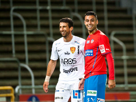 Syrianskas Suleyman Sleyman och Helsingborgs Imad Khalili