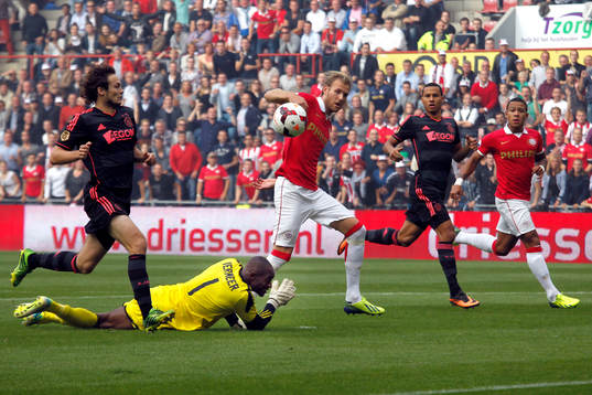 EINDHOVEN, 22-09-2013 Philips Stadion , Eredivisie Voetbal