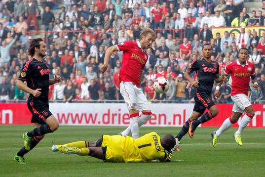 EINDHOVEN, 22-09-2013 Philips Stadion , Eredivisie Voetbal