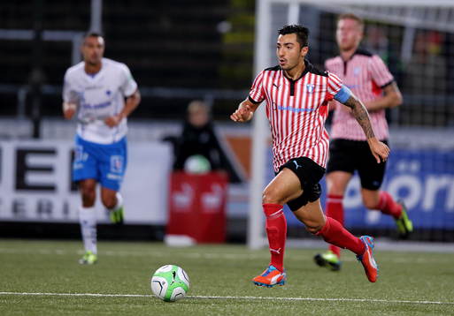Målgörare 0-2 Malmös Jiloan Hamad i fotbollsmatchen