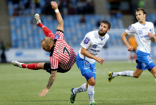 Malmös Magnus Eriksson och Norrköpings Morten Morisbak