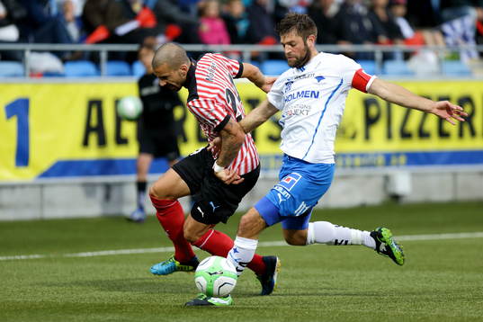 Malmös Guillermo Molins och Norrköpings Morten Morisbak