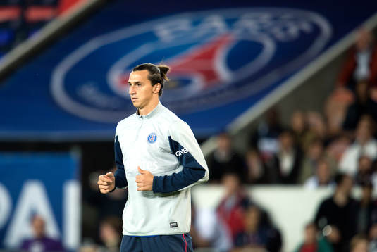 Zlatan Ibrahimovic värmer upp