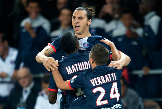 Zlatan Ibrahimovic jublar